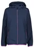 CMP damesregenjas, model RAIN FIX HOOD, kleur blauw, maat Productafbeelding-voorbeeld 5