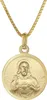 trendor 41482 Herz Jesu Anhänger Ø 16 mm Gold 333 mit goldplattierter Kette 1 Produktbild-Vorschau