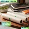 Vakuumierfolien Rollen 28x300cm Profi-Set – 4 Rollen Produktbild-Vorschau 4