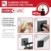 WENKO Turbo-Loc WC-Garnitur Carpino in Schwarz 9,5 x 35 x Produktbild-Vorschau 7