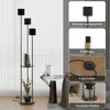 Puluomis Vloerlamp, 3-lichts, staande lamp, met voetpedaal, Productafbeelding-voorbeeld 5
