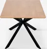 Tisch mit gekreuzten Beinen 160x90 aus Holz und Metall Produktbild-Vorschau 10