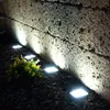 4x LED Solarleuchte, Wegeleuchte, Edelstahl, LxB 10x10 cm Produktbild-Vorschau 4