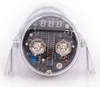 A close-up view of a car power capacitor with a digital display and internal circuitry visible through a clear casing. Produktbild-Vorschau