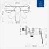 Villeroy & Boch Oasis Duscharmatur, Mischbatterie, Aufputz, Produktbild-Vorschau 6