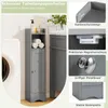 COSTWAY Mobiletto da toilette, mobiletto da bagno stretto, Anteprima dell’immagine prodotto 6