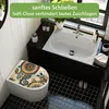WC Sitz mit Absenkautomatik D Form Motiv Modernes Mandala Produktbild-Vorschau 3