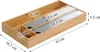 LS-LebenStil 4-fach Holz Folienspender Bambus Schubladen Produktbild-Vorschau 3