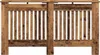 vidaXL Osłona grzejnika stare drewno 152 x 19 x 81,5 cm Podgląd zdjęcia produktu 4