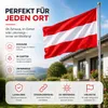 Banderina de Austria, 90x150 cm – Mundial 2026. Bandera de Vista previa de la imagen del producto 5
