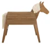 roba Outdoorspielpferd, Massivholz teak-farben, Produktbild-Vorschau 3