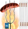 KOTARBAU® 10er Set Grillspieße Lagerfeuer Spieß Holzgriff Produktbild-Vorschau 1