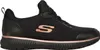 A side view of a black Skechers work shoe with rose gold accents. Anteprima dell’immagine prodotto
