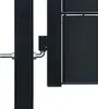 vidaXL Tuinpoort van PVC en staal, 100 x 100 cm, antraciet Productafbeelding-voorbeeld 2