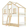 Etagenbett 90x200 cm Kinderbett Hausbett aus Produktbild-Vorschau 16