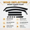 Set van 4 windschermen voor de vernieuwde SKODA KAROQ - Productafbeelding-voorbeeld 3