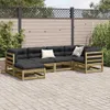 The Living Store 6-tlg. Garten-Sofagarnitur Kiefernholz Produktbild-Vorschau 4