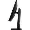 Side view of a black computer monitor on a stand. Produktbild-Vorschau