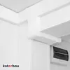 KOTARBAU® Flachkanal T-Stück 204 mm x 60 mm Verbinder für Produktbild-Vorschau 2