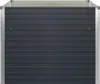 vidaXL Lit surélevé Anthracite 100 x 100 x 77 cm Acier Voir les images du produit 5