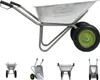 2-Rad Schubkarre verzinkt 150L Gartenkarre Baukarre Produktbild-Vorschau 1