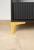 set di 4 gambe per mobili in metallo con design a nodo Anteprima dell’immagine prodotto 9