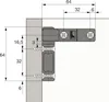 Multiclip Ku. schwarz 64mm Hettich Produktbild-Vorschau 3