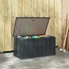 vidaXL Contenitore da giardino nero 101 x 56,5 x 50 cm in Anteprima dell’immagine prodotto 4