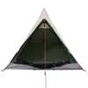 vidaXL Tenda da campeggio 2 persone Verde Impermeabile Anteprima dell’immagine prodotto 5
