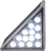 A triangular solar stair light with multiple LEDs. Produktbild-Vorschau