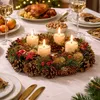 Adventskranz, Kerzenhalter für 4 Kerzen, Ø 34 cm Produktbild-Vorschau 7