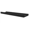 A black shelf against a white background. Produktbild-Vorschau
