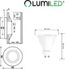 LUMILED zapustené bodové svietidlo LED zapustené svietidlo Náhľad obrázku produktu 5