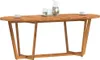 vidaXL Garten-Esstisch Oval 200x90x75 cm Massivholz Akazie Produktbild-Vorschau 4
