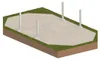 Piscina in legno NEMO 7.3 x 3.97 - H.1.45 m, azzurro Anteprima dell’immagine prodotto 6