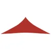 vidaXL Tenda da sole 160 g/m² Rosso 4,5x4,5x4,5 m HDPE Anteprima dell’immagine prodotto 9