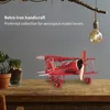Czerwony model samolotu dwupłatowego w stylu vintage, Podgląd zdjęcia produktu 9