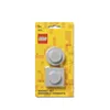 LEGO® magnety, sada 2 ks - sivý Náhľad obrázku produktu 1