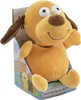 A plush dog toy in its packaging. Produktbild-Vorschau
