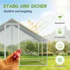 Kurník Izrielar 3x3x2 m se střechou, pozinkovaný kovový Náhled obrázku produktu 4