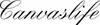 The image contains the text "Canvaslife" in a cursive font. Náhled obrázku produktu