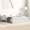 Giroletto con testiera e pediera bianco 120x200 cm Anteprima dell’immagine prodotto 2