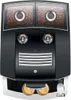 A top-down view of a black JURA coffee machine with two bean hoppers visible at the top. Produktbild-Vorschau