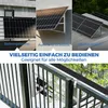 Balkonkraftwerk PV Halterung für Geländer Flachdach Wand Produktbild-Vorschau 7