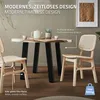 ML-Design sada 4 úhlových stolových noh, 72 cm, lesklá Náhled obrázku produktu 4