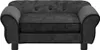 vidaXL Canapé pour chien gris foncé 72x45x30 cm peluche Voir les images du produit 2