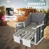 TecTake 403909, Černá, Hnědá, Šedá, 1 kusů Náhled obrázku produktu 9