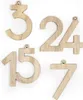 folia Adventskalender-Holzzahlen natur 24 Zahlen aus Holz Produktbild-Vorschau 5