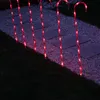 LED-Zuckerstangen 6 Stäbe rot/weiß Höhe 100/110 cm, 6/18 h Produktbild-Vorschau 1