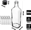 KADAX Prázdne sklenené fľaše 500 ml, 20 kusov, fľaše na Náhľad obrázku produktu 3